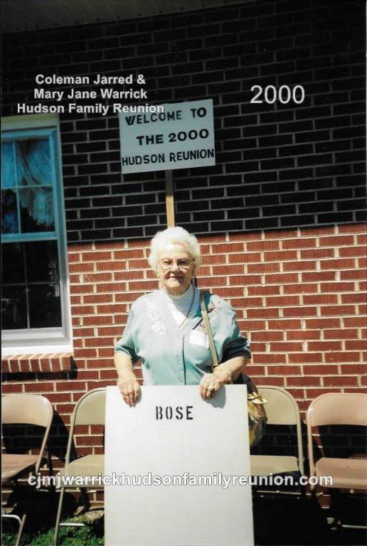 2000 - Family of Bose - Janie Doll Hudson Bradsher Wallace.