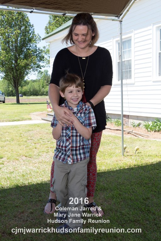 2016 – Descendant Five Years Old:
Maddox Gibbon Clifton (with his mother, Norma Spell Clifton).
