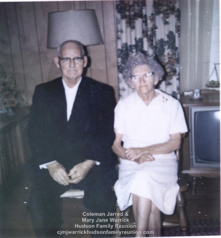 Alda (Mamies bro) & Mamie Hudson (our paternal grandmother), Oct 1972, p. 1