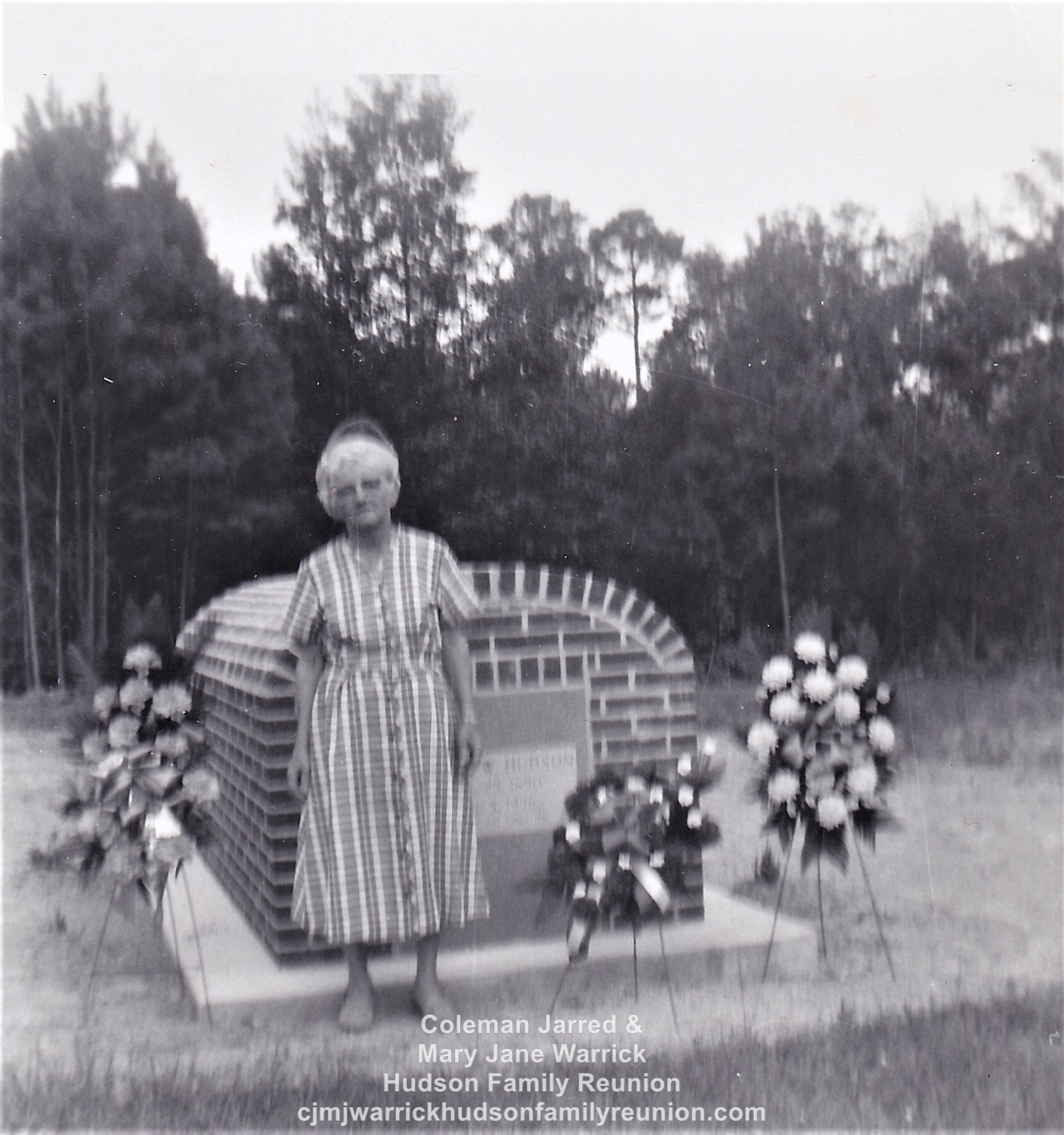 Ma Mamie at Grave of Pa George