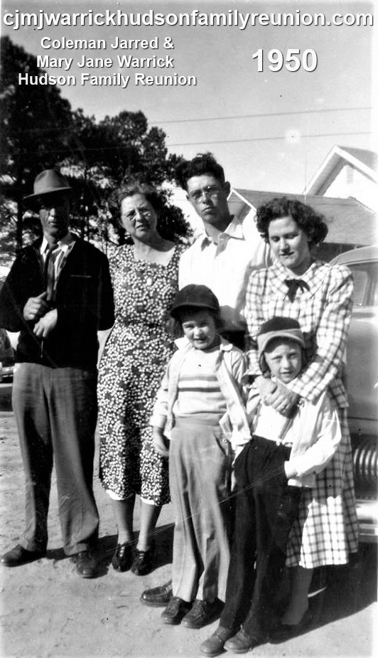 Sallie Hudson Roberts and Family