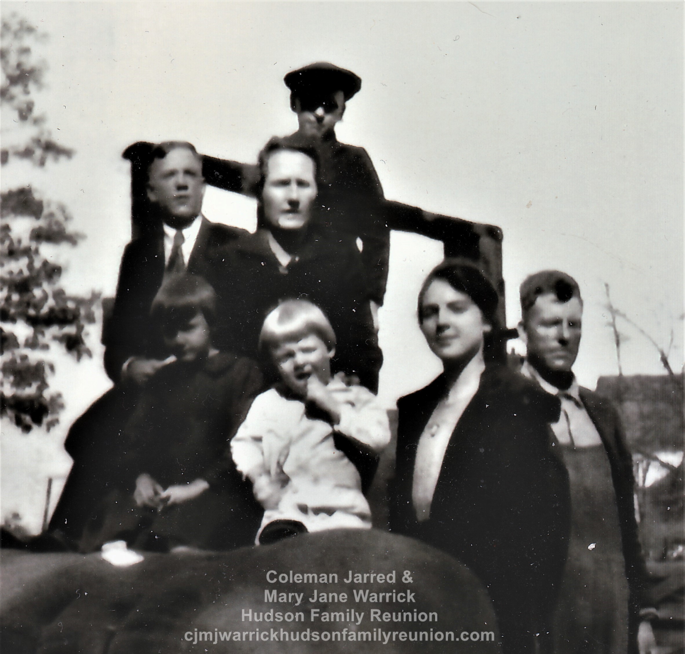 Ida Mae Hudson & Adolphus Coleman Hudson - Five of Their children