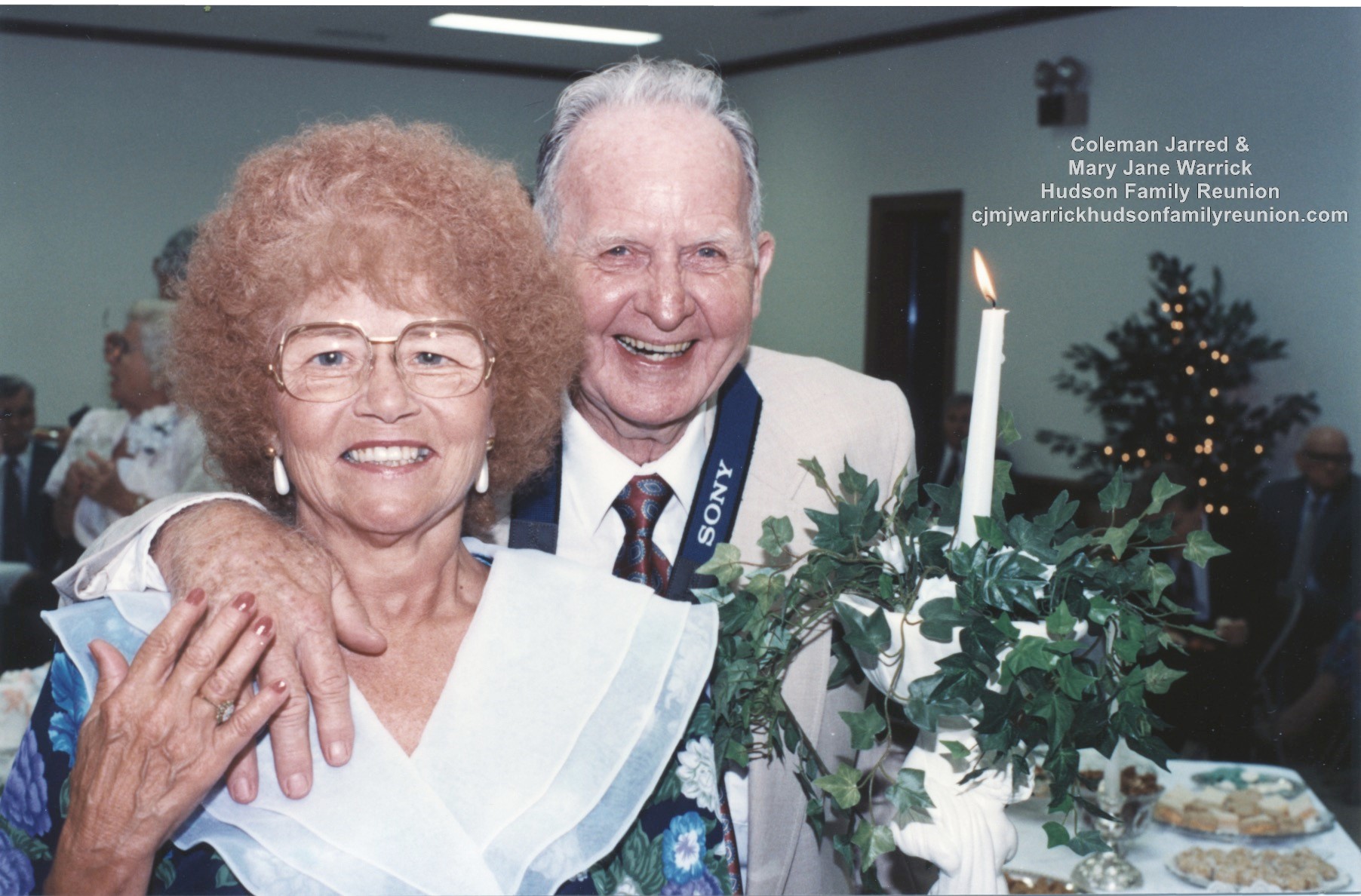 Norma Hudson West with husband Bill, 1993