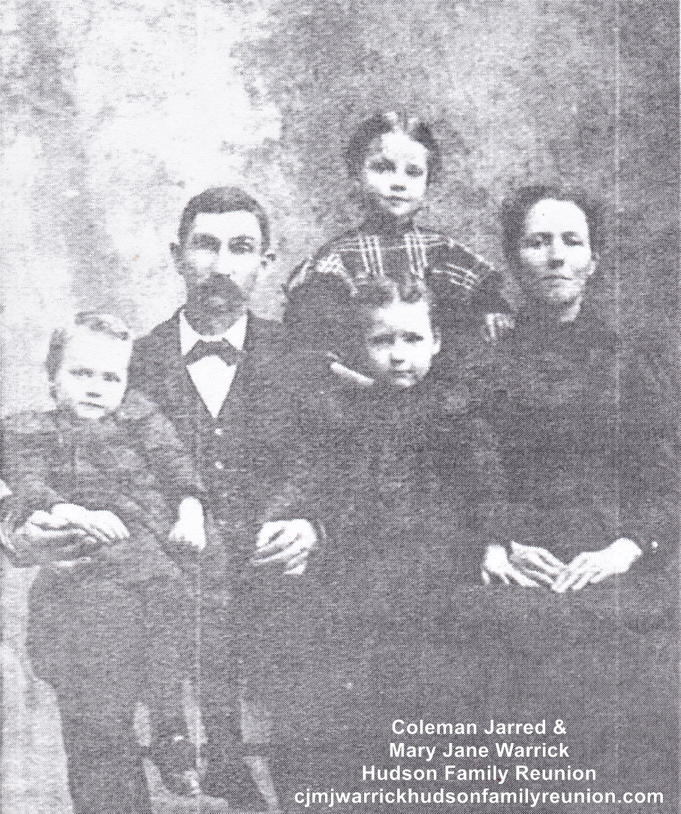 Bettie, Gideon and 3 of Their Children