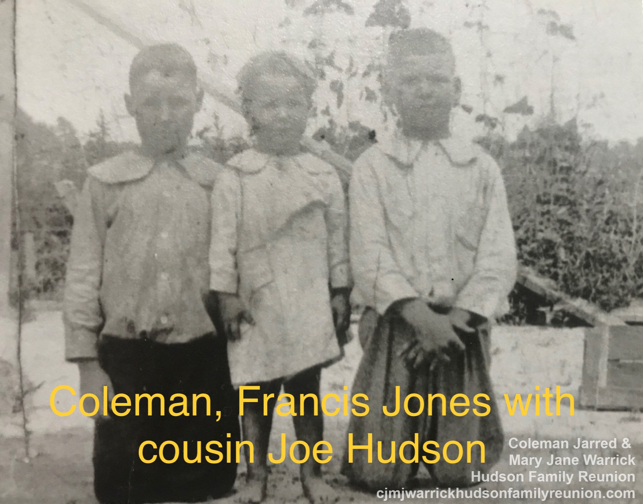 Coleman, Francis Jones with cousin Joe Hudson
