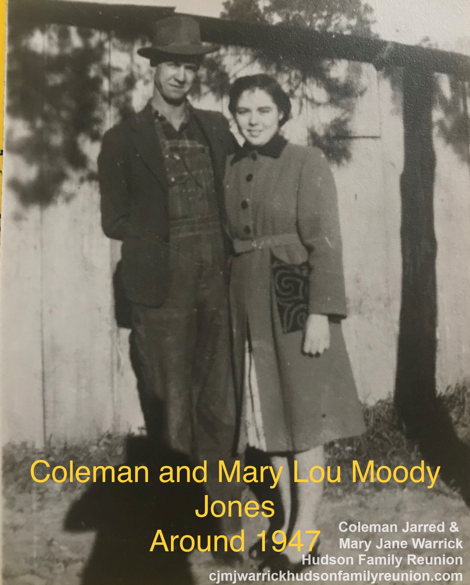 Earl COLEMAN & Mary Lou Moody Jones [McGee]