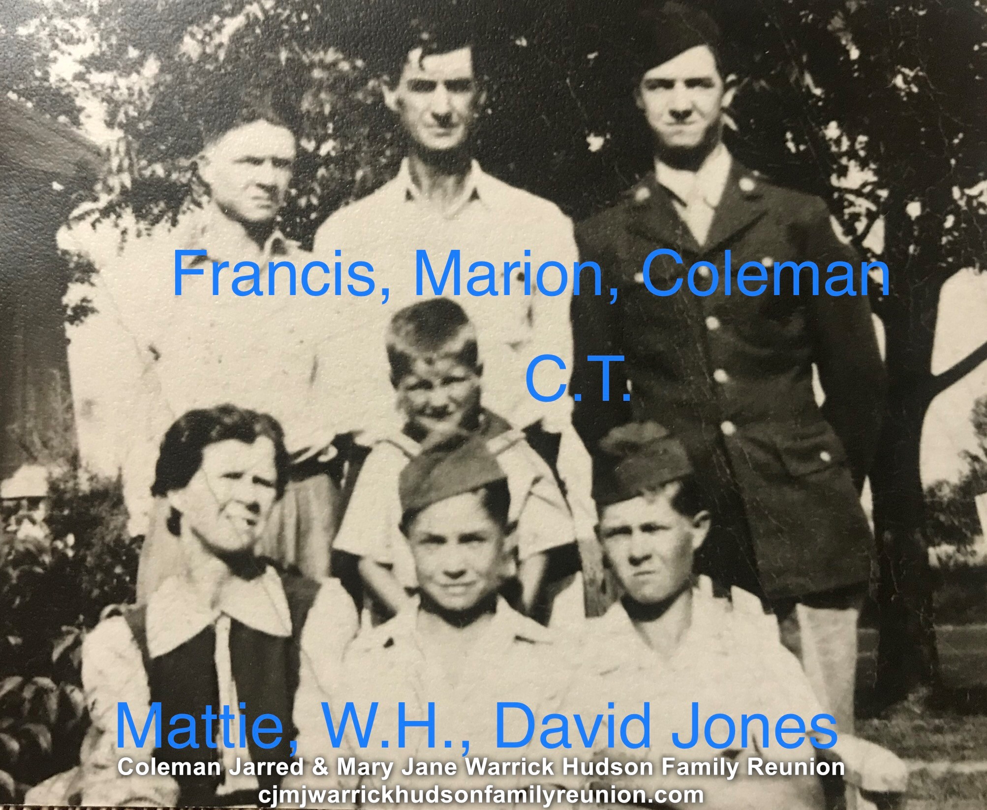 Marion Thomas & Mattie Mae Hudson Jones & Family (1)