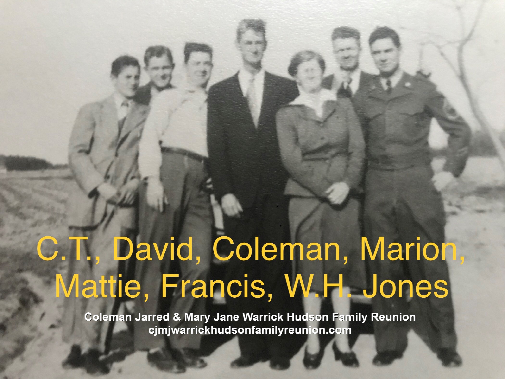 Marion Thomas & Mattie Mae Hudson Jones & Family (2)