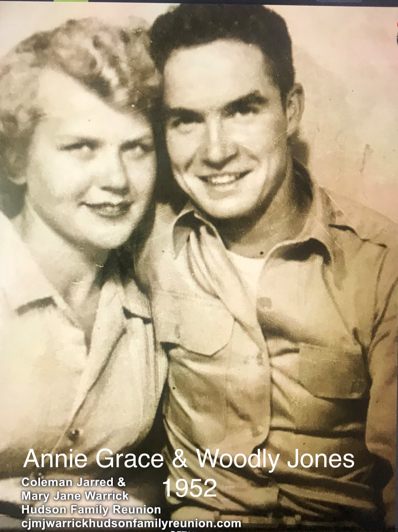 Woodly (W.H.) Hoover & Annie (Ann) Grace Willetts Jones