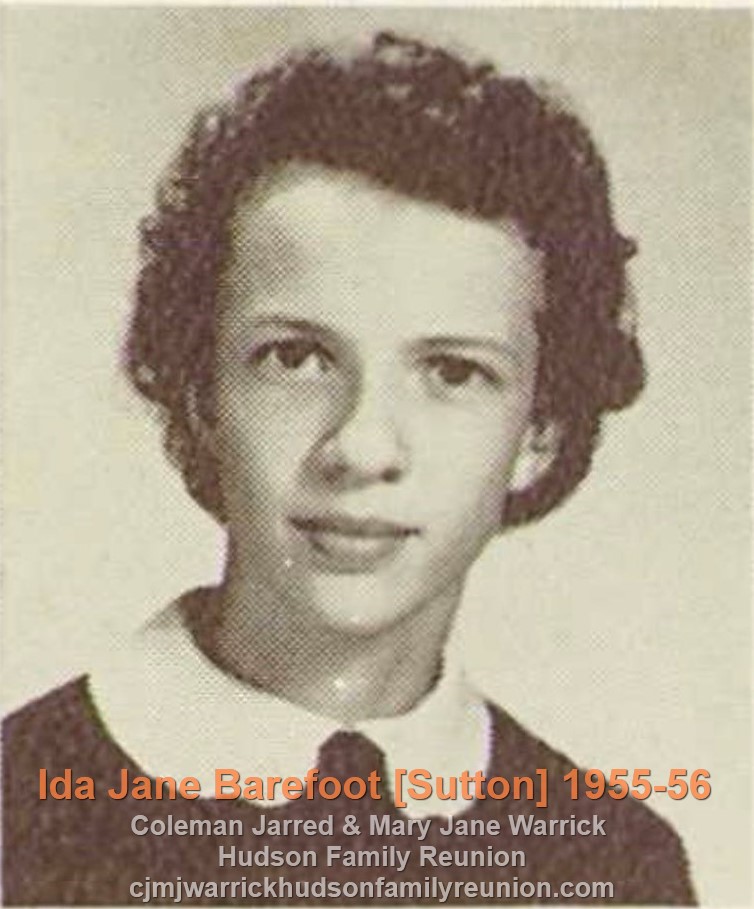 Ida Jane Barefoot [Sutton] -1955-56