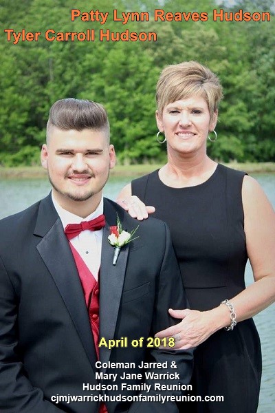 Tyler Caroll Hudson and his mother