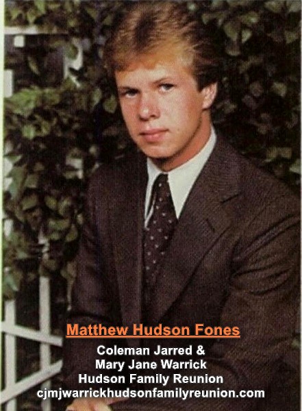 Matthew Hudson Fones