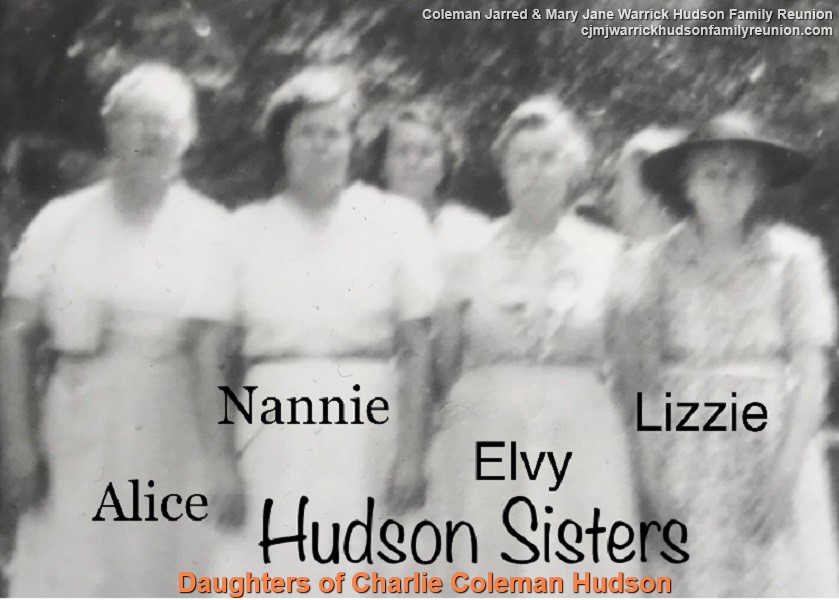 Daughters of Charlie Coleman Hudson