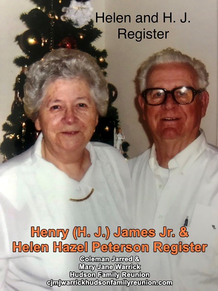 Henry (H.J.) James Jr. & Helen Hazel Peterson Register (2)