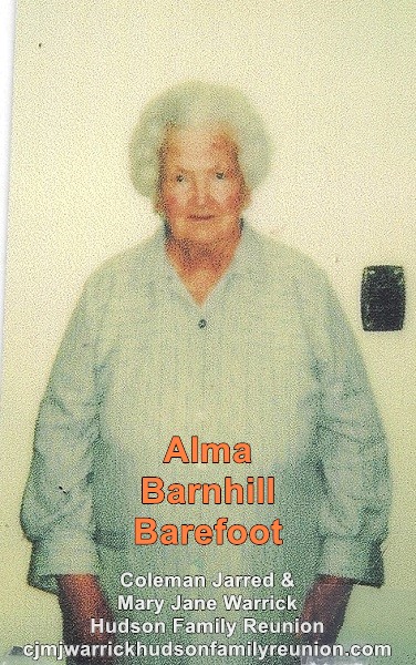 Alma Barnhill Barefoot 