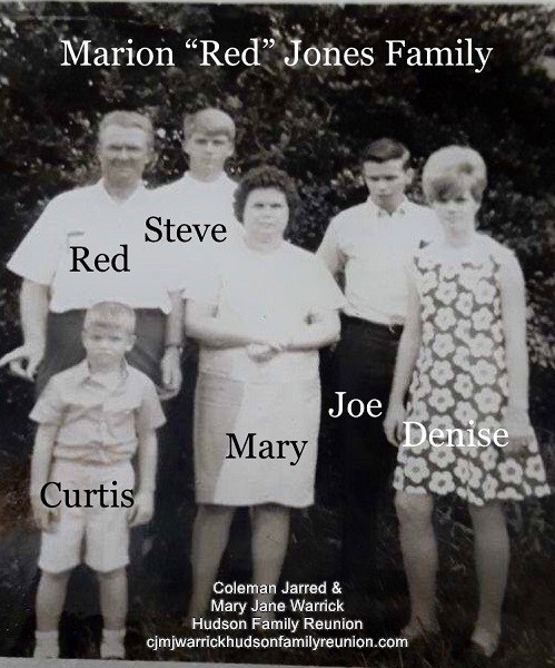 Marion (Red) Francis Jones & Family