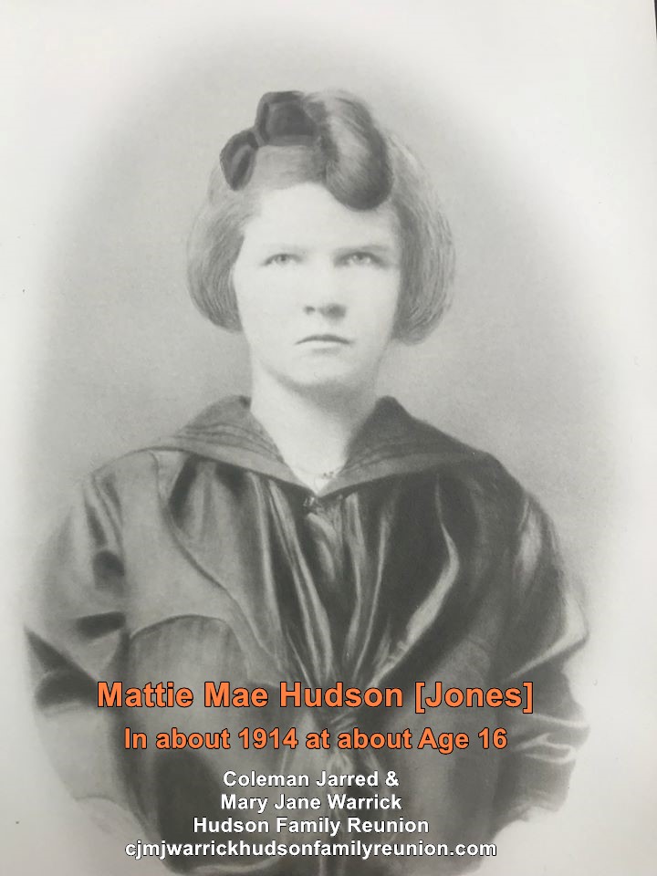 Mattie Mae Hudson [Jones]