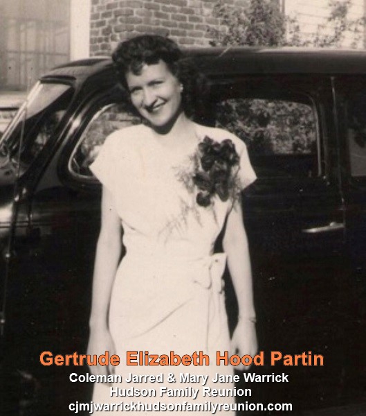 Gertrude Elizabeth Hood Partin 