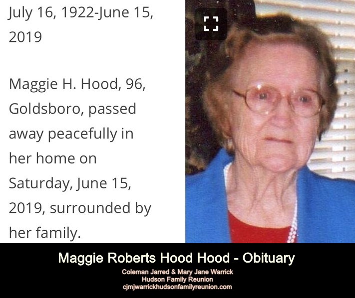 Maggie Roberts Hood Hood - Obituary (cropped)