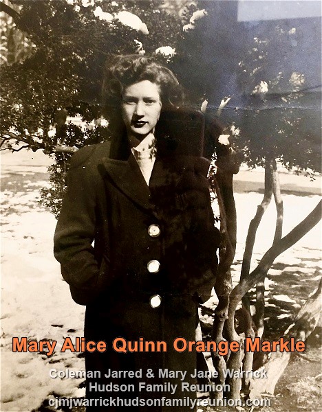 Mary Alice Quinn Orange Markle