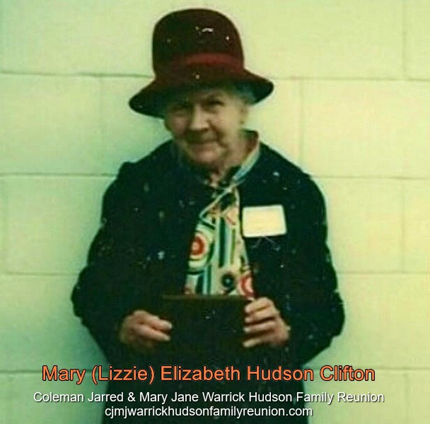 Mary (Lizzie) Elizabeth Hudson Clifton