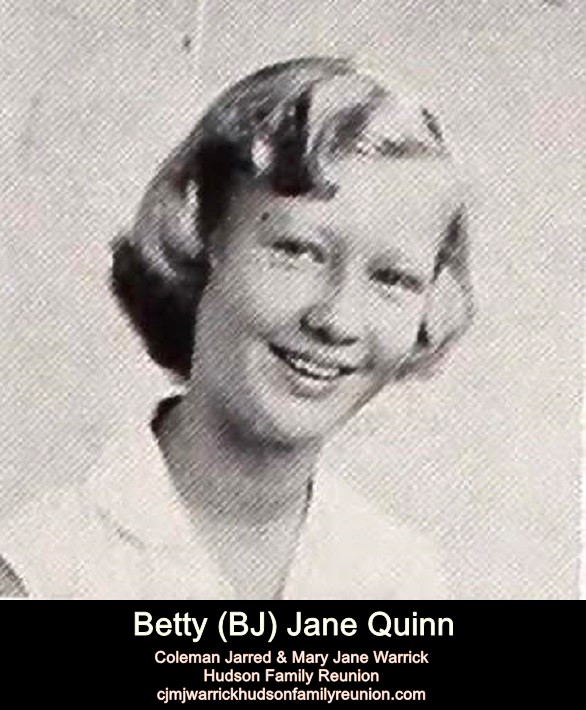 Betty (BJ) Jane Quinn 