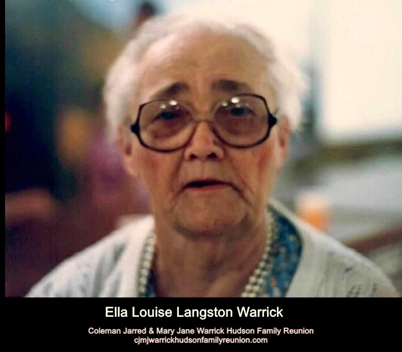 Ella Louise Langston [Warrick]