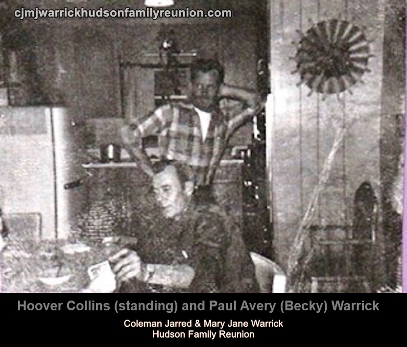 Hoover Collins and Paul Avery (Becky) Warrick