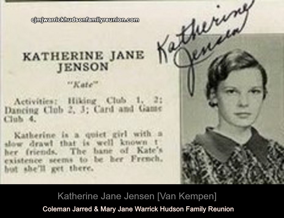 Katherine Jane Jensen [Van Kempen]