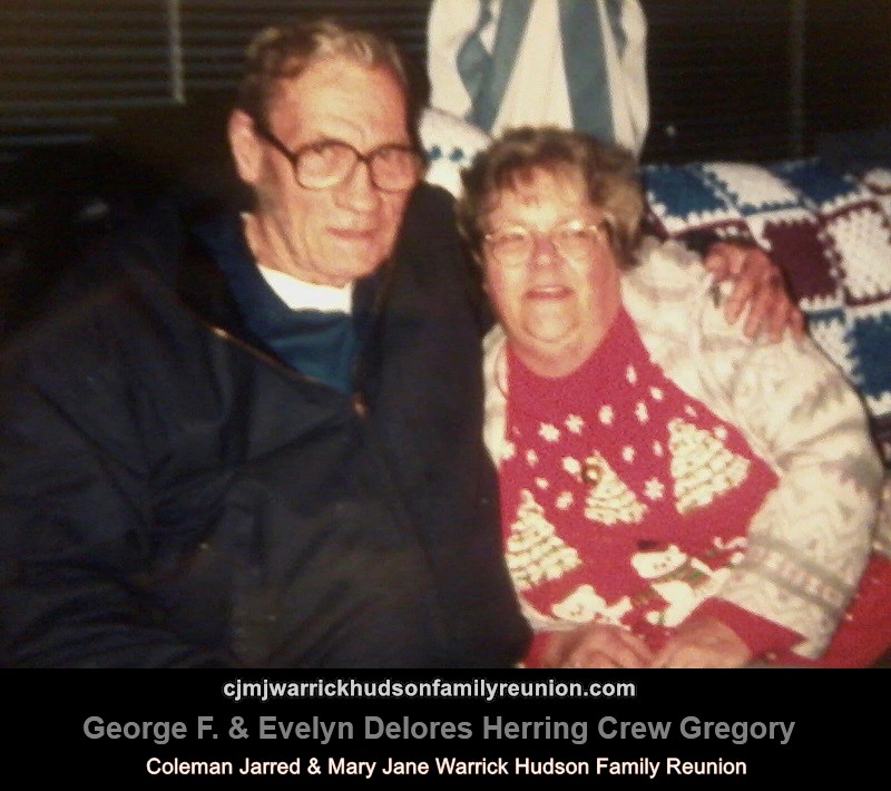 George F. & Evelyn Delores Herring Crew Gregory