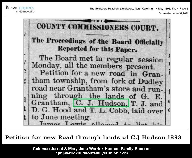 1893,5-4 CJ New Road Petition