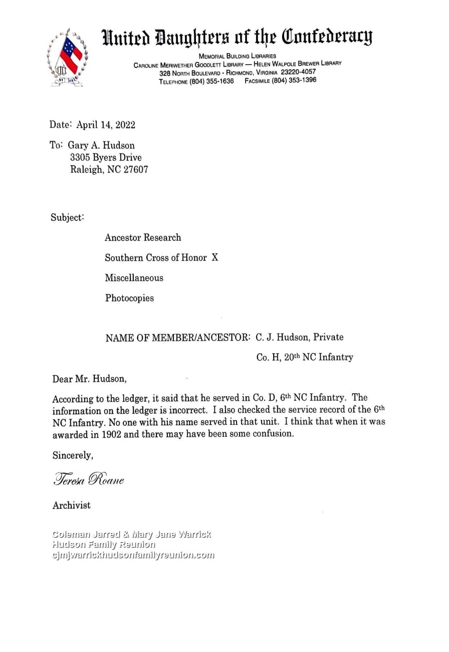 CJ's Southern Cross of Honor Certification - 1-14-2022 - UDC Letter